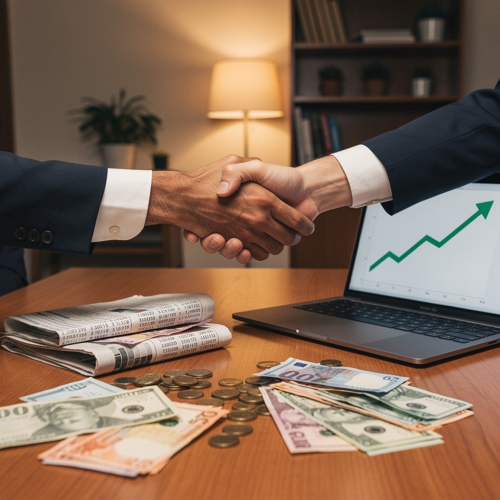 About stockcake financial deal sealed 3672303 standard